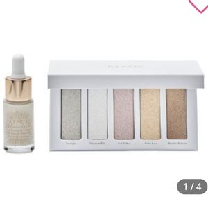 Kypris illuminating eye serum and primer and shimmer palette